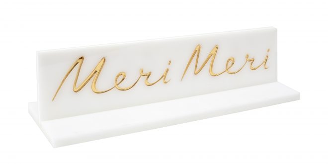 Meri Meri Sign Meri Meri countertop sign - The Blue Robin